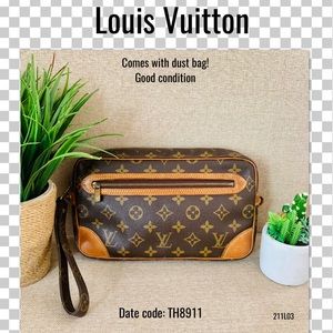 Louis Vuitton cosmetic bag dragonne marly monogram